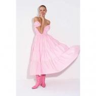 Платье , размер 46/48, розовый TOPTOP