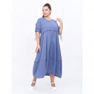 Платье , размер 48-50, голубой ZORY