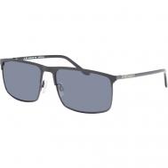 Солнцезащитные очки , прямоугольные, оправа: металл, для мужчин, черный Jaguar