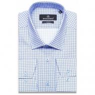 Рубашка , размер (54)2XL, синий Poggino