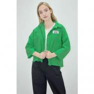 Джинсовая куртка  , размер M, зеленый TANGO PLUS