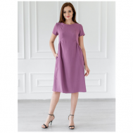 Платье , размер 48, фиолетовый Batist-Ivanovo