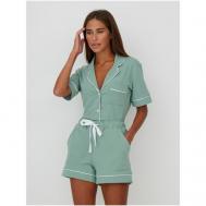 Пижама , размер M, зеленый Ihomewear