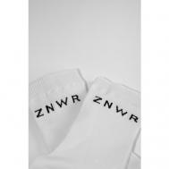 Носки  унисекс , 1 пара, высокие, размер S, белый ZNWR