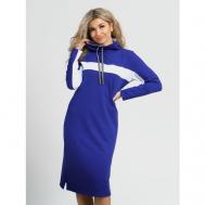Платье , размер 50, синий NSD-STYLE