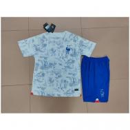 Форма  футбольная, шорты и футболка, размер XL, синий, белый Спорт Стиль