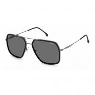 Солнцезащитные очки , квадратные, оправа: металл, для мужчин, черный Carrera