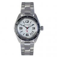 Наручные часы  Часы наручные  020716, черный, серебряный Vostok
