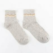Женские носки , размер 36/37, серый Случай