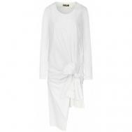 Платье-рубашка , хлопок, повседневное, размер 42, белый Hache