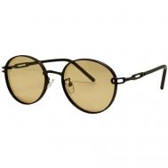Солнцезащитные очки , коричневый, черный Santarelli