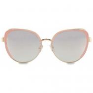Солнцезащитные очки , оправа: металл, для женщин, розовый Donna