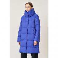 куртка  , демисезон/зима, силуэт прямой, капюшон, размер S, синий Desam