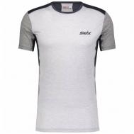 Беговая футболка , размер S, серый SWIX