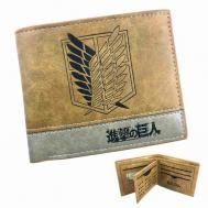 Бумажник , черный Атака Титанов (Shingeki no Kyojin)