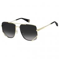 Солнцезащитные очки , квадратные, для женщин, желтый Marc Jacobs