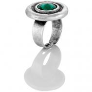 Кольцо , кристалл, размер 19, зеленый, серебряный L'attrice di base