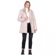 куртка   зимняя, средней длины, подкладка, размер 46(56RU), белый Maritta