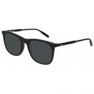 Солнцезащитные очки , черный, серый Montblanc