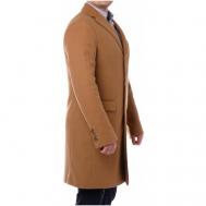 Пальто  демисезонное, силуэт прямой, размер 54/176, серый Van Cliff
