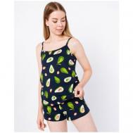 Пижама , размер 48, зеленый HappyFox