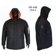 Куртка , мужская зимняя, размер 4XL(66), черный GRAND CHIEF