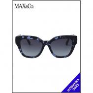 Солнцезащитные очки , бабочка, с защитой от УФ, градиентные, для женщин, черный Max&Co