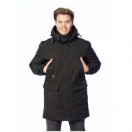 куртка  зимняя, размер 56, черный Shark Force