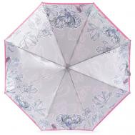 Смарт-зонт , автомат, 3 сложения, купол 104 см., 8 спиц, чехол в комплекте, для женщин, розовый Eleganzza