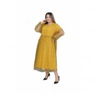 Платье размер 58, желтый SVETLUNA
