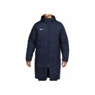 Парка , демисезон/зима, капюшон, карманы, размер XL, синий Nike