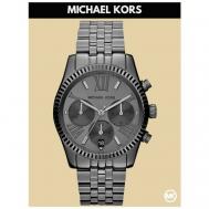 Наручные часы  Женские часы наручные  черные серые на браслете, черный Michael Kors