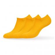 Носки , 3 пары, 3 уп., размер 35-38, желтый MINIMI