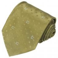 Красивый набивной галстук с нанесенными жаккардовыми логотипами  820381 Celine