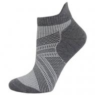 Мужские носки , 1 пара, укороченные, размер 42-43, серый БРЕСТСКИЕ