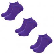 Носки , 3 пары, размер 43/46, фиолетовый LORENZLINE