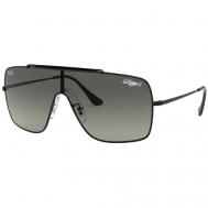Солнцезащитные очки , прямоугольные, оправа: металл, градиентные, с защитой от УФ, черный Ray-Ban
