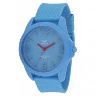 Наручные часы  Японские VR42-015 Унисекс, голубой Q&Q