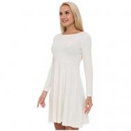 Платье , размер 52 (2XL), бежевый, белый Lunarable