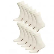 Мужские носки , 10 пар, 10 уп., классические, размер 41-43, серый Status