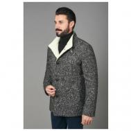 Пальто  демисезонное, размер 52, серый Lexmer