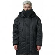 куртка , демисезон/зима, силуэт прямой, размер S, черный ZNWR