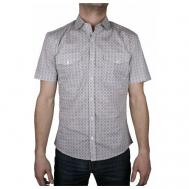 Рубашка , размер 42/XS/170-178, коричневый Маэстро