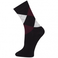 Мужские носки , 1 пара, классические, размер 27, черный Palama