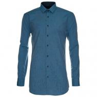 Рубашка , размер 54/XL/178-186/43 ворот, синий Imperator