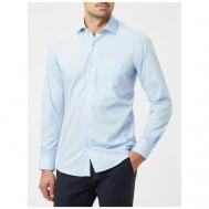 Рубашка , размер 39, голубой Pierre Cardin
