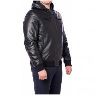 куртка , демисезон/зима, размер 56, черный YIERMAN