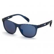 Солнцезащитные очки , оправа: пластик, спортивные, с защитой от УФ, синий Adidas