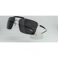 Солнцезащитные очки  8658 10 6203, прямоугольные, для мужчин, серый SILHOUETTE