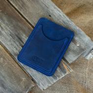 Обложка-карман для автодокументов  3543512, натуральная кожа, синий LEWSKI